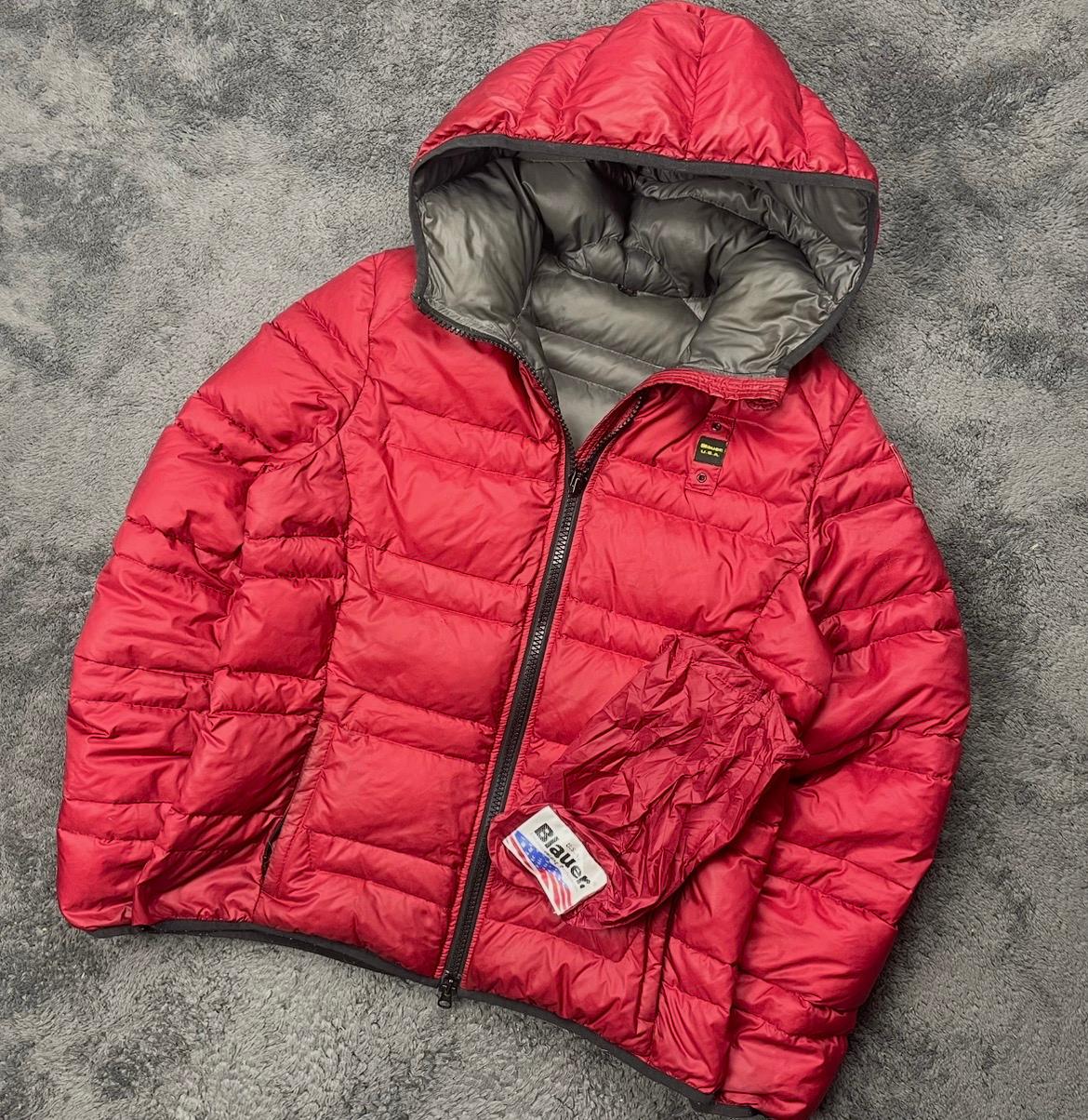 Blauer Pufferjacket size M