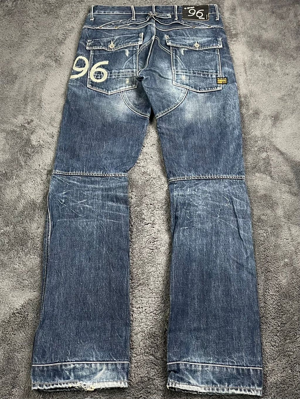g-star elwood 96 straight fit jeans size L