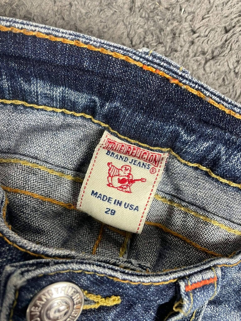 True Religion Flared Low Waist Jeans Size M *NEW*