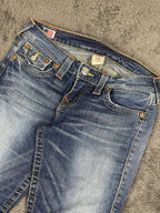 True Religion Flared Low Waist Jeans Size M *NEW*