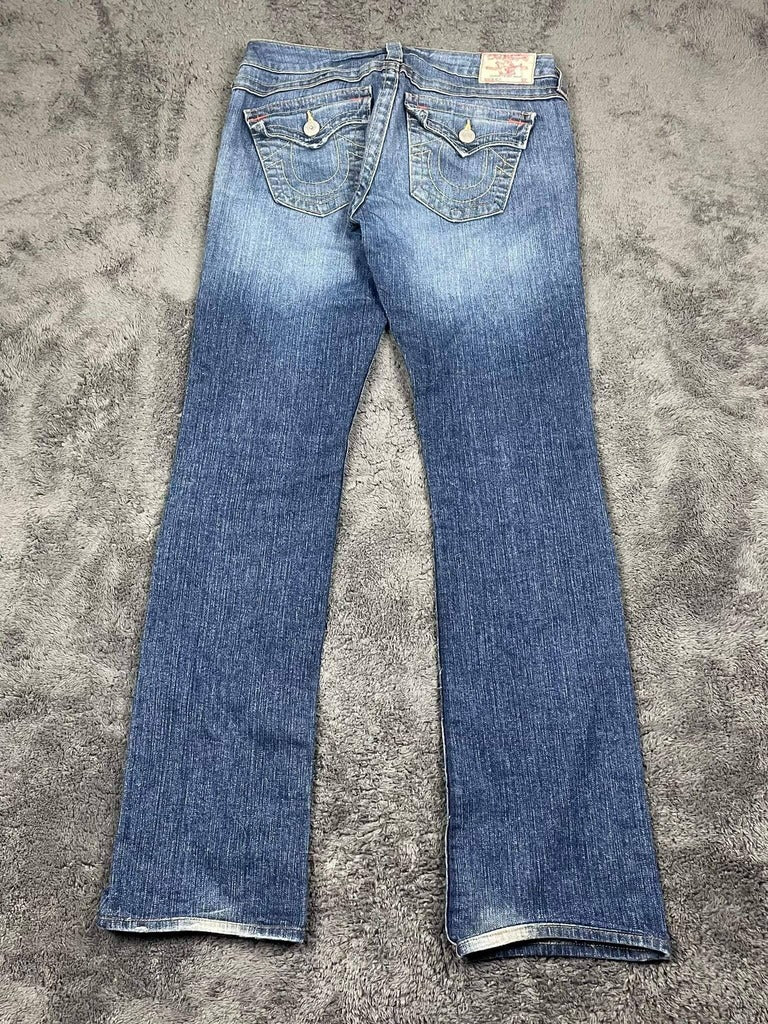 True Religion Flared Low Waist Jeans Size M *NEW*