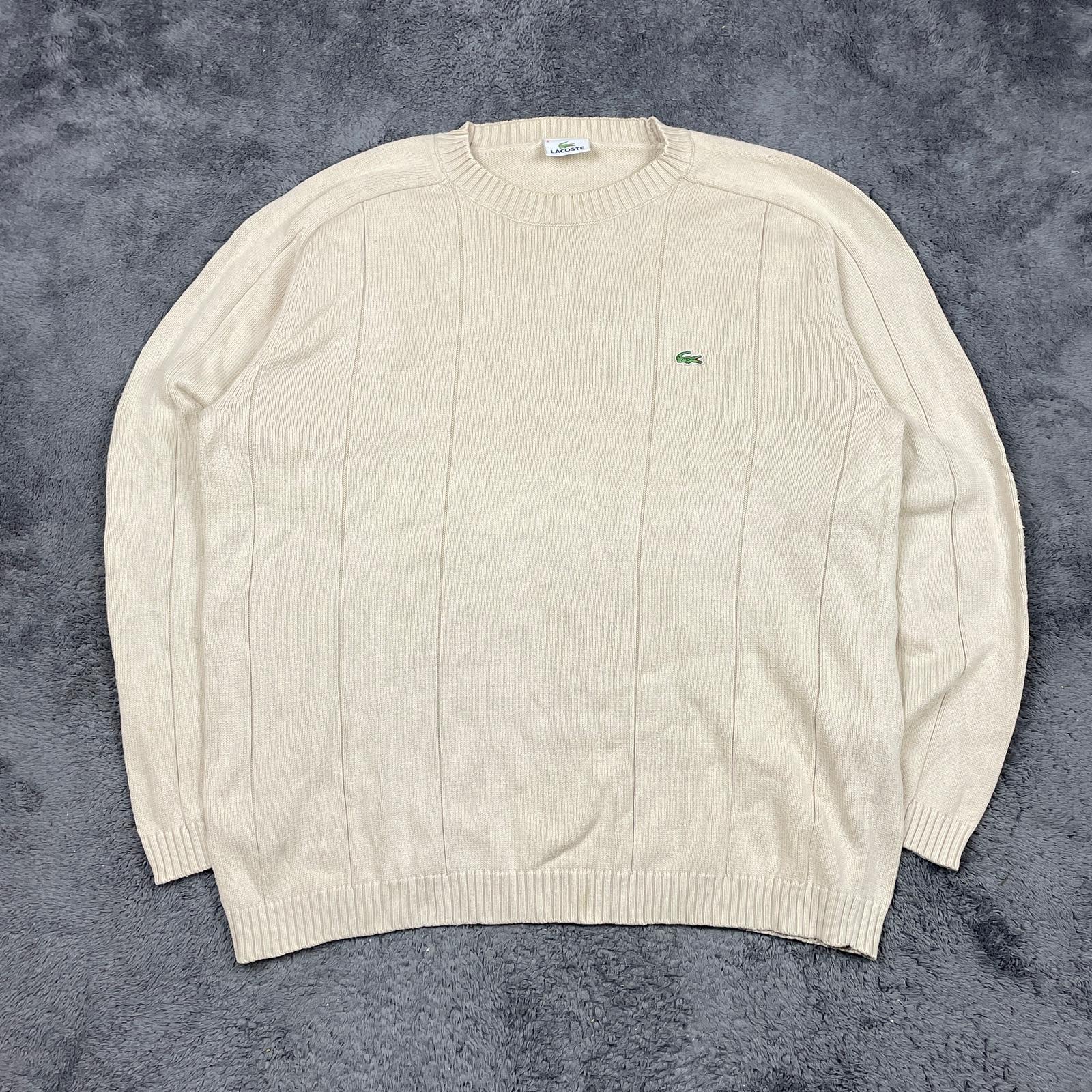 Lacoste Pashanim style heavy pullover size L