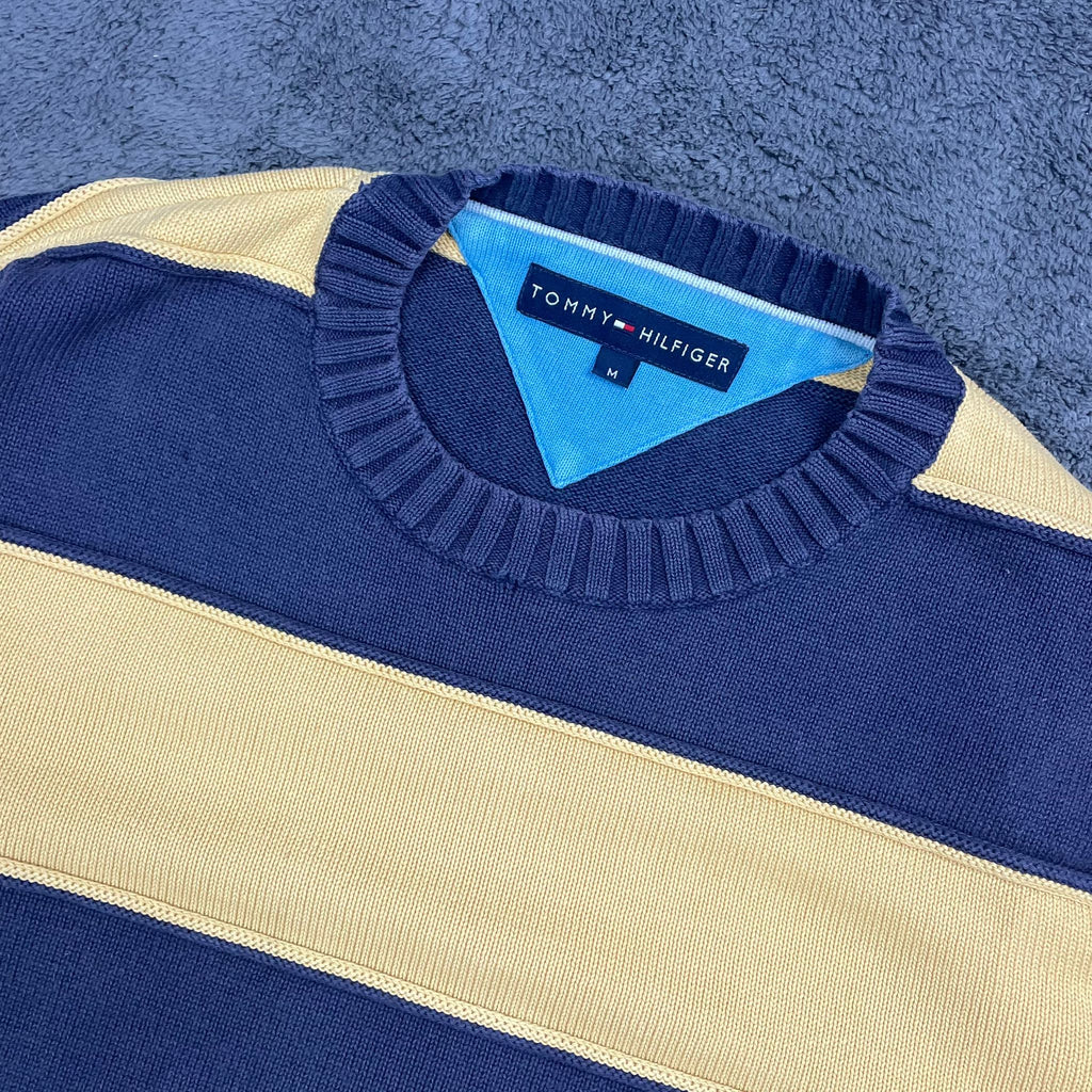 tommy hilfiger striped sweater size M