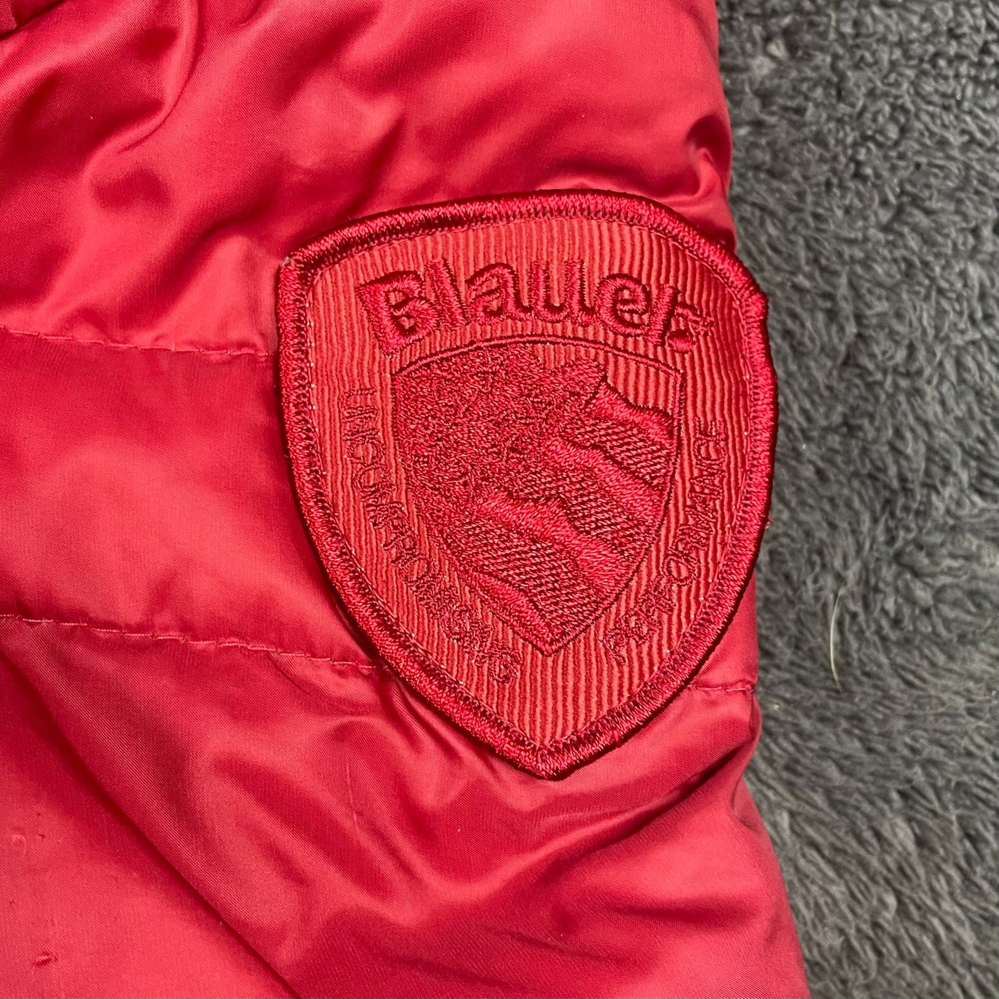 Blauer Pufferjacket size M