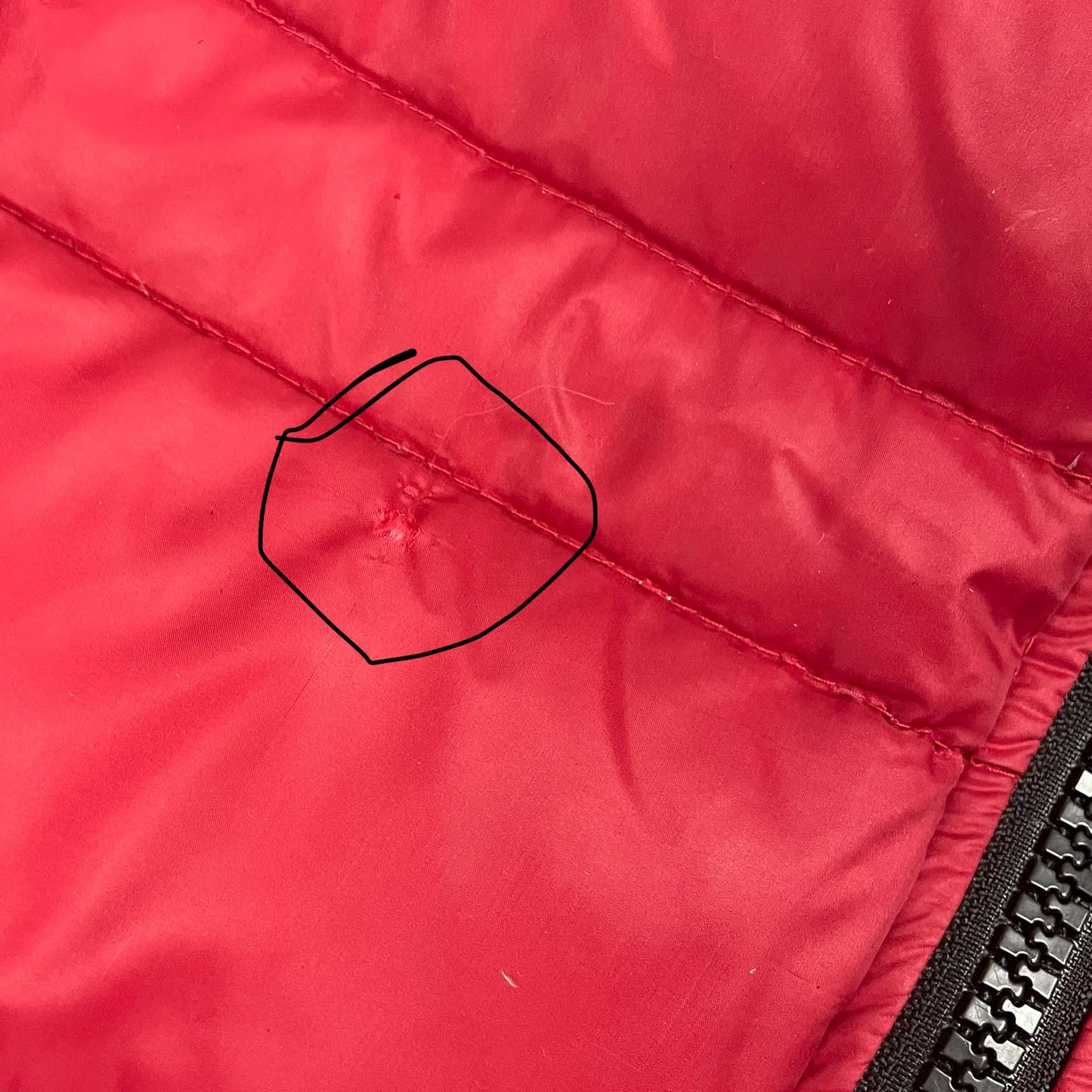 Blauer Pufferjacket size M