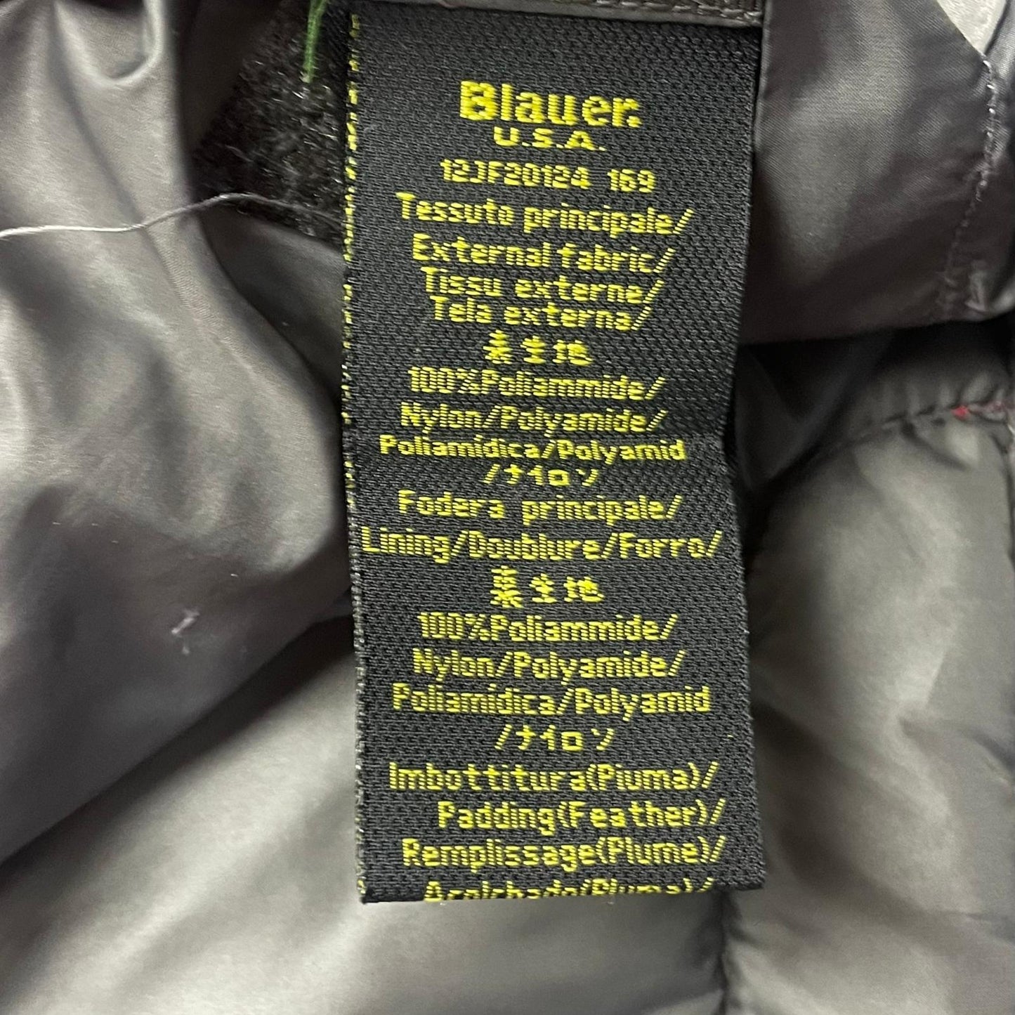 Blauer Pufferjacket size M