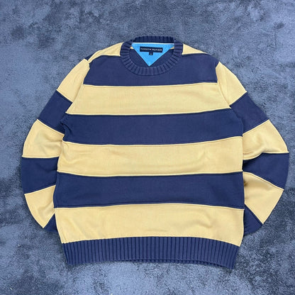 tommy hilfiger striped sweater size M