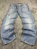 Japanese Baggy Jeans Fishbone Size L