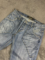 Japanese Baggy Jeans Fishbone Size L