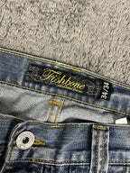 Japanese Baggy Jeans Fishbone Size L