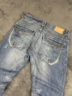 Japanese Baggy Jeans Fishbone Size L
