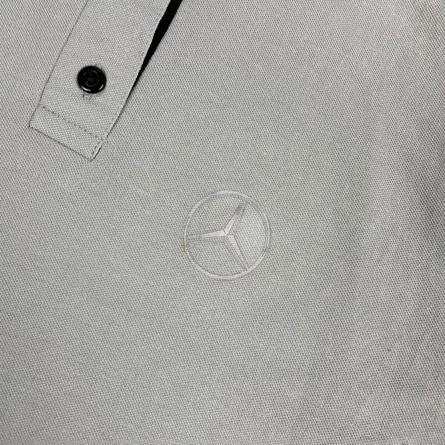 Mercedes Long sleeve polo shirt size M