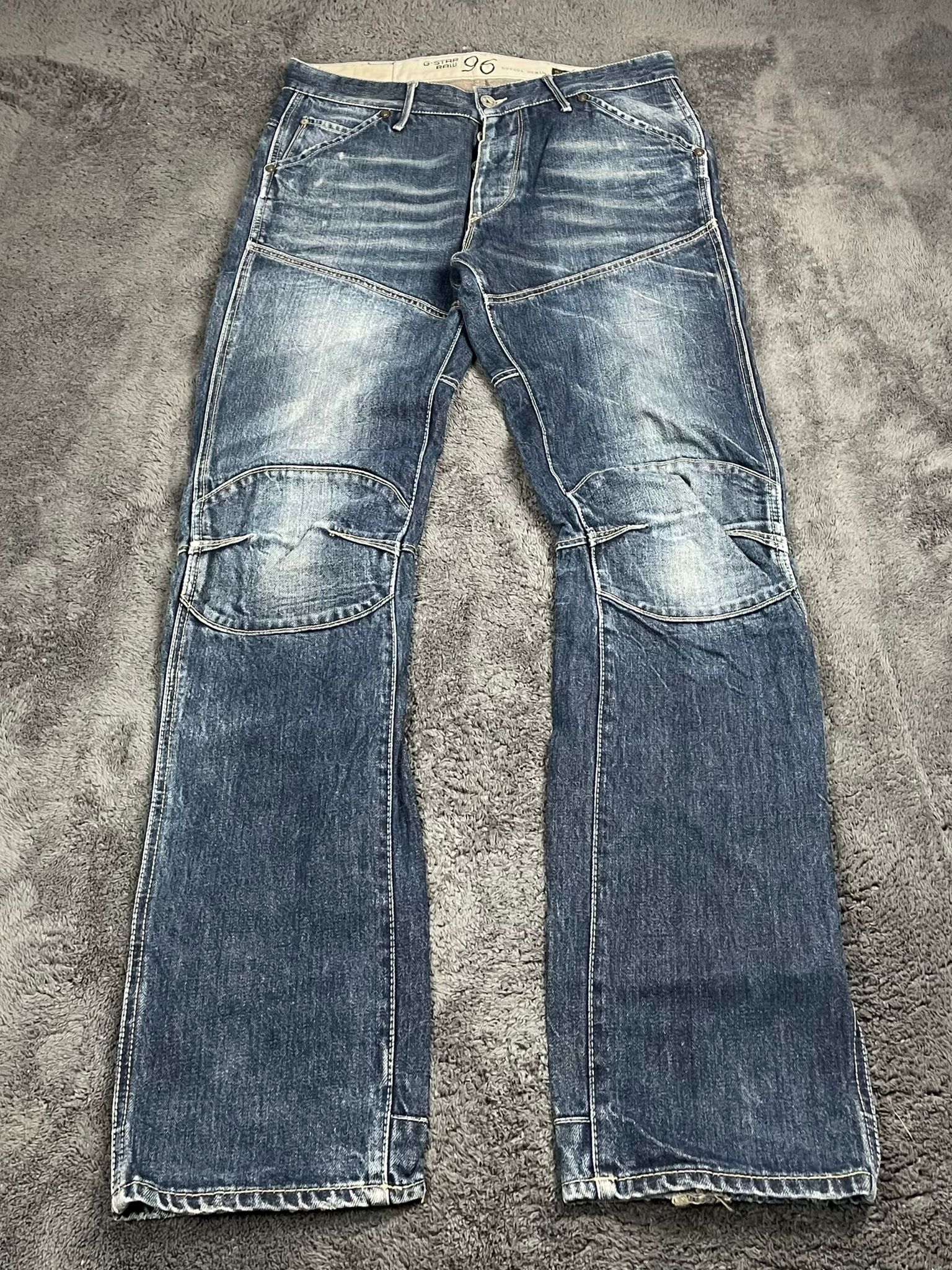 g-star elwood 96 straight fit jeans size L