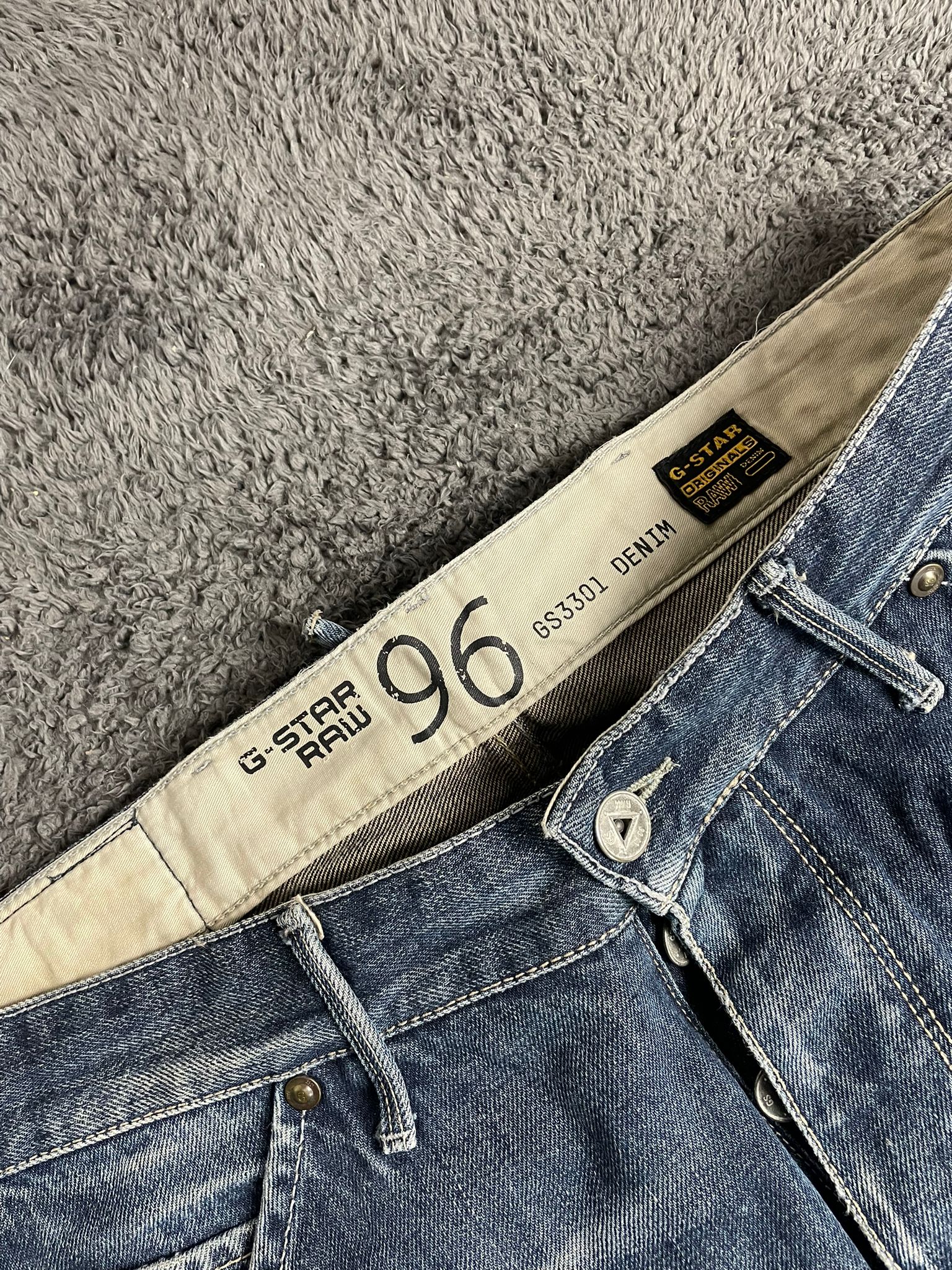 g-star elwood 96 straight fit jeans size L
