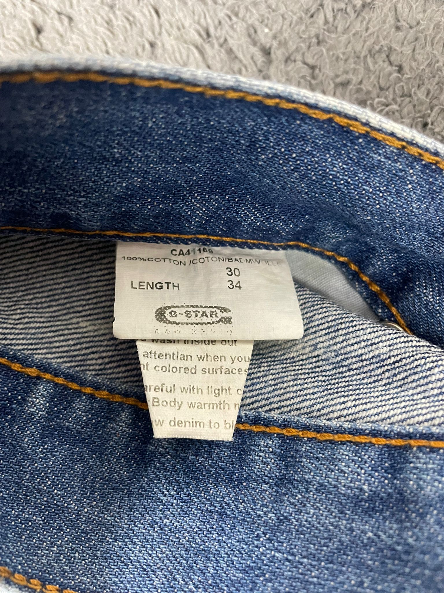 G-star backprint baggy jeans Size S