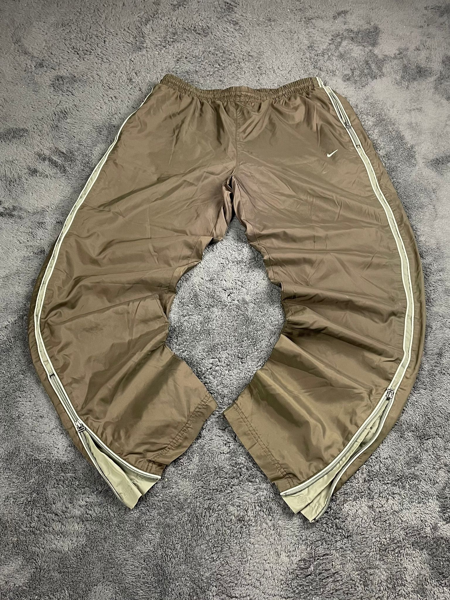 Baggy Nike Trackpants Brown Size M